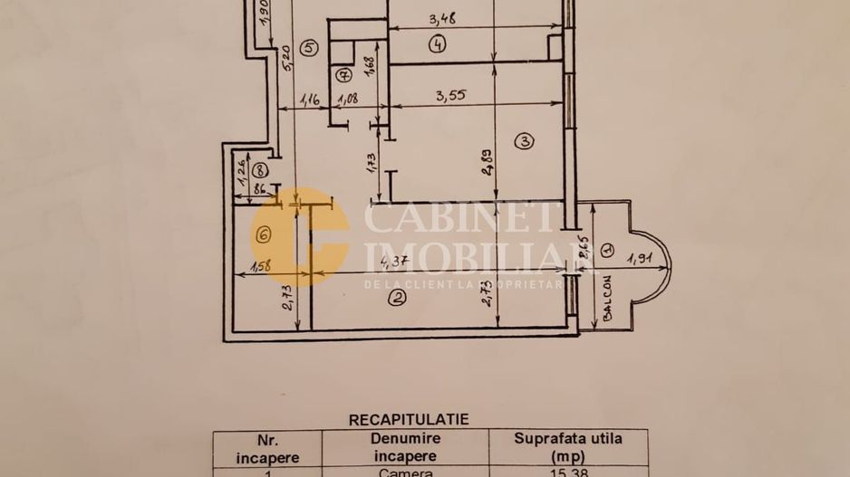 3 camere - DECOMANDAT - 70mp - Poză 3