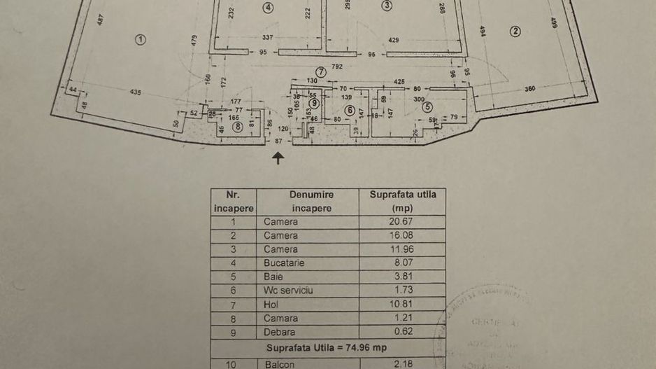 Vand aparatament 3 camere decomandat bdul Unirii, fantani - Poză 8
