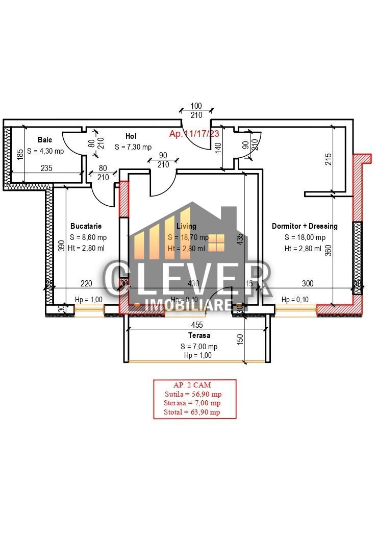 2 Camere de 64 mp – Design Modern la 8 min de Metrou Teclu - Poză 6