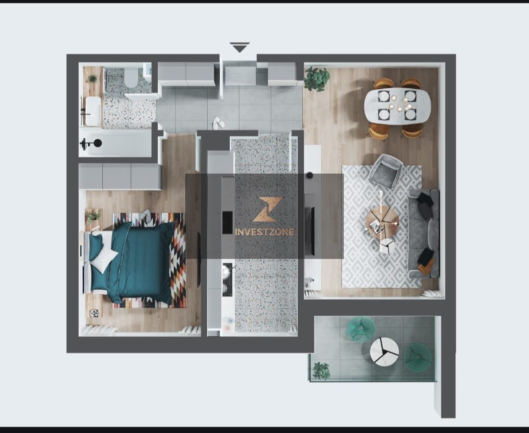 Apartament 2 camere,Prima Nufarul - Poză 3