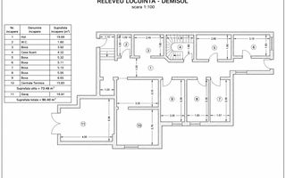 Vilă interbelică S+P+E+M | 8 camere | Zona Aviatorilor – Arcul de Triumf - Schiță 9