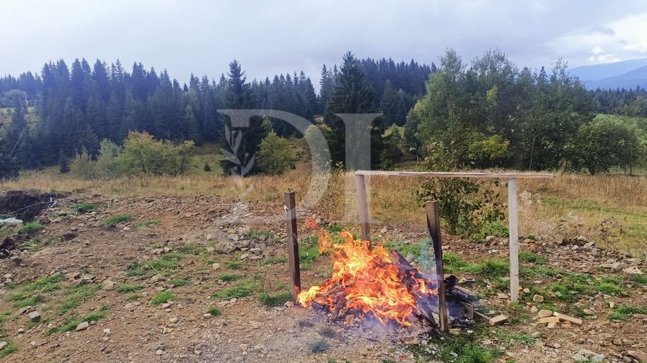 Cabana tip A frame si teren 1000 mp de vanzare / Marisel . Cluj - Poză 11