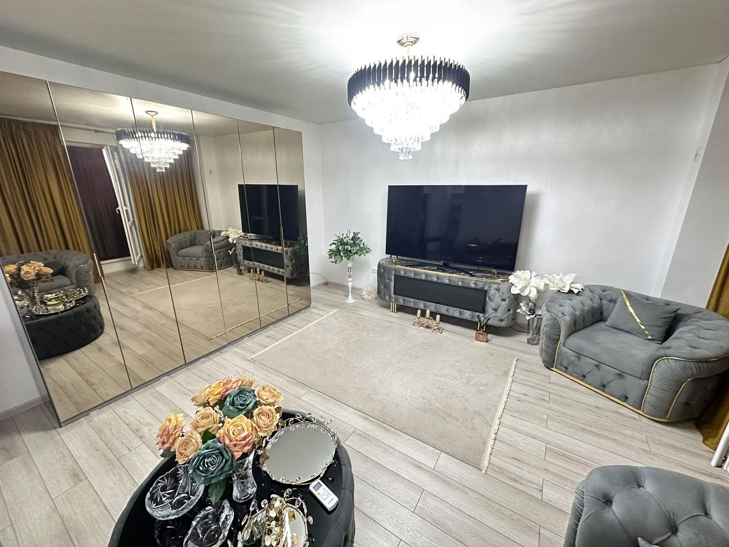 Apartament 3 Camere LUX Design Exclusivist Mobilat Utilat Premium Bloc 2020 A270 - Poză 3