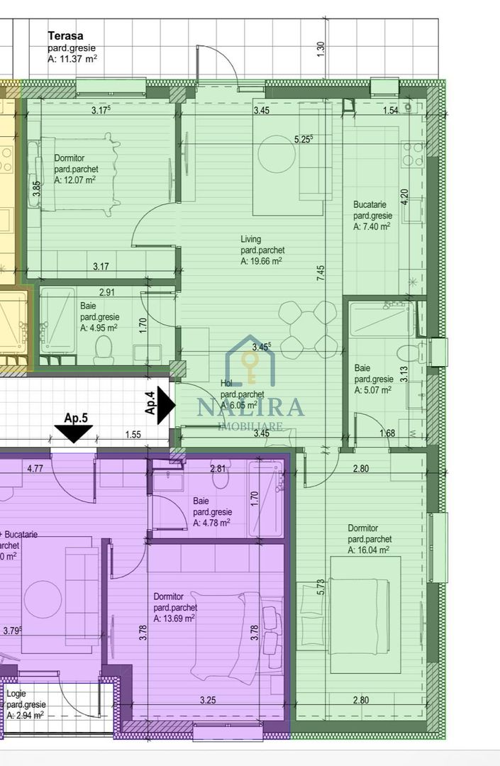 Vanzare apartament 3 camere - Oltului bloc nou - parter - Poză 7