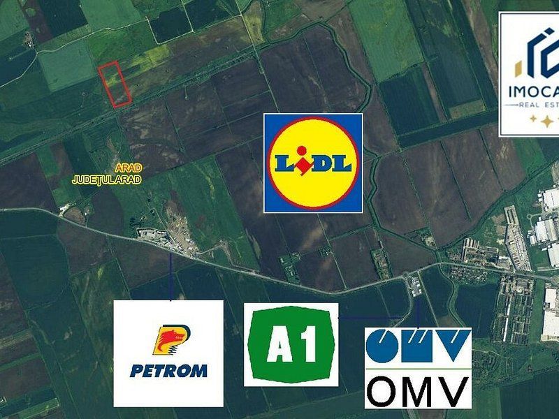 Teren Extravilan Agricol 2 ha locație în zona dezvoltare Arad - Poză 1