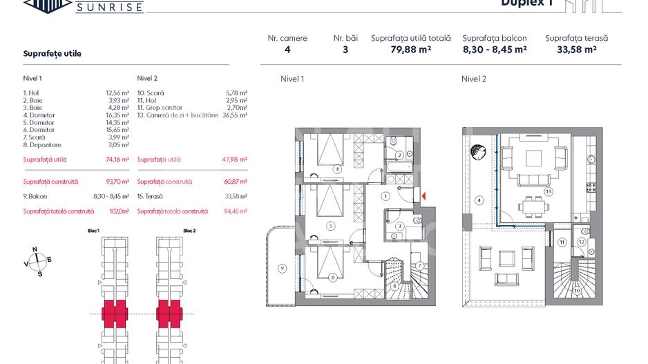 Vânzare, apartament, 4 camere tip duplex 1, sector 3 București - Poză 3