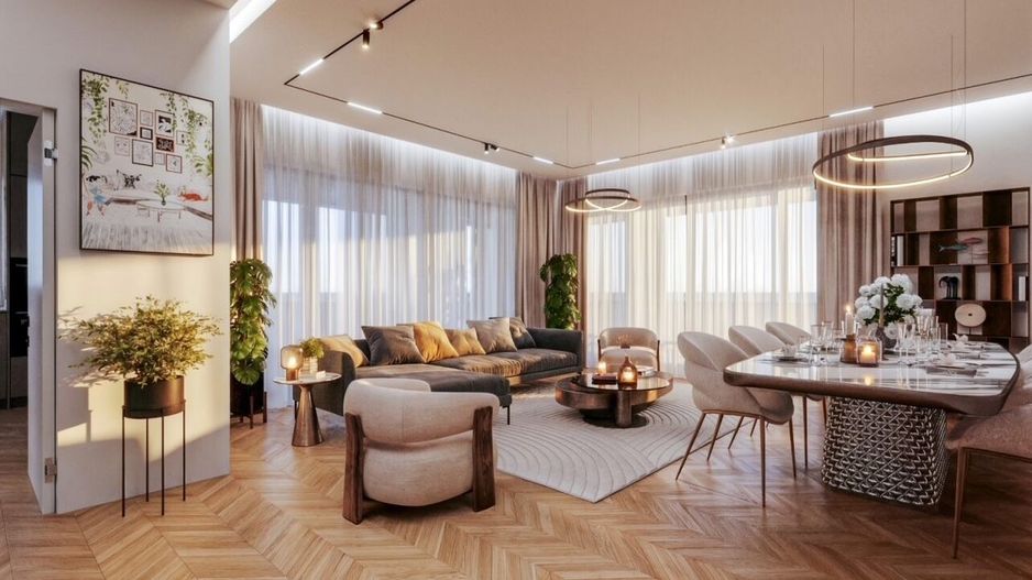 Penthouse exclusivist 4 camere - terasa 355 mp - Poză 9