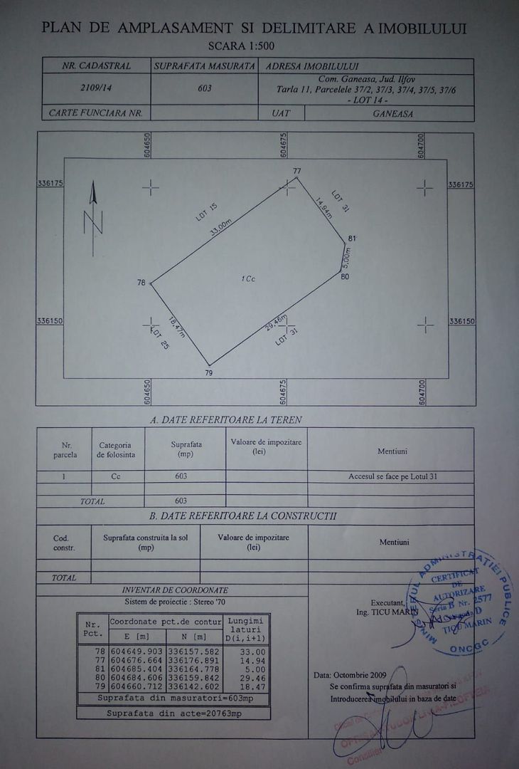 Teren 603 mp ,constructii,Sindrilita ,Ganeasa - Poză 4