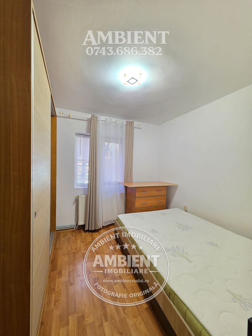 Apartament cu 2 camere, ETAJ 1, mobilat și utilat, VASLUI - zona RACOVIȚĂ; - Poză 11
