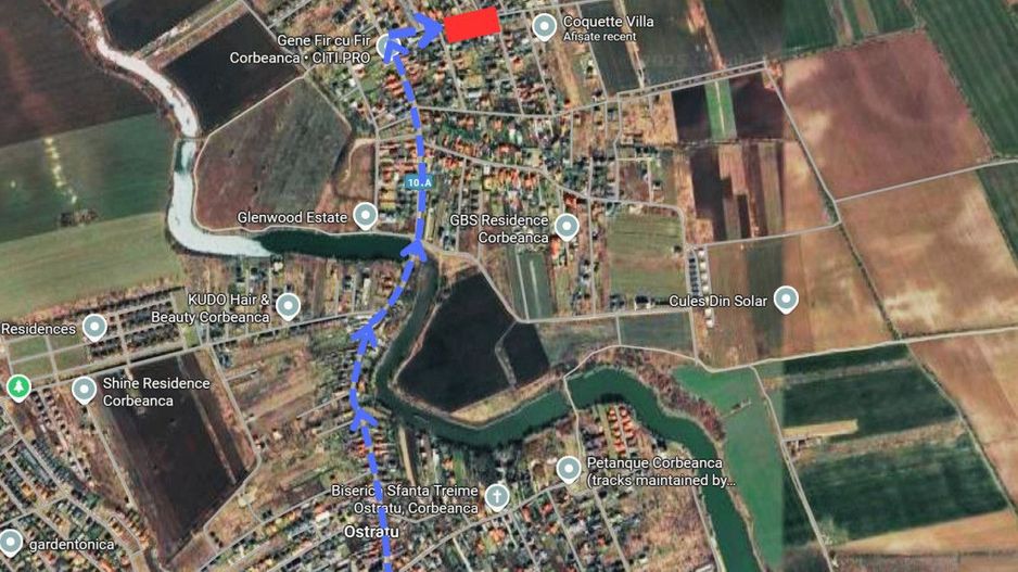 Teren pentru constructie casa în Ostratu-Corbeanca,  utilitati pe teren  - Poză 3