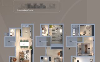 Vila moderna 4 camere + birou, complex nou | Pipera - Poză 6