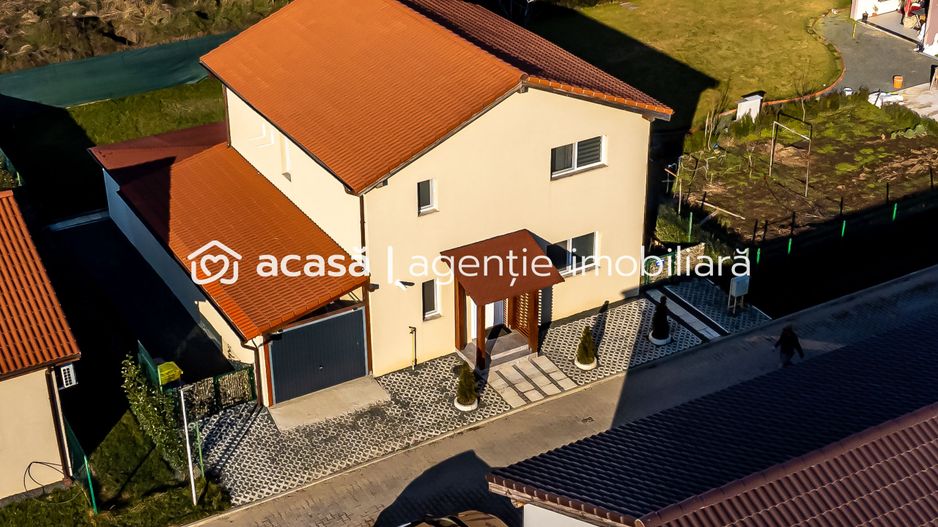 Casă cu mansardă, nouă, mobilată și utilată, în cartier Athena - Poză 1