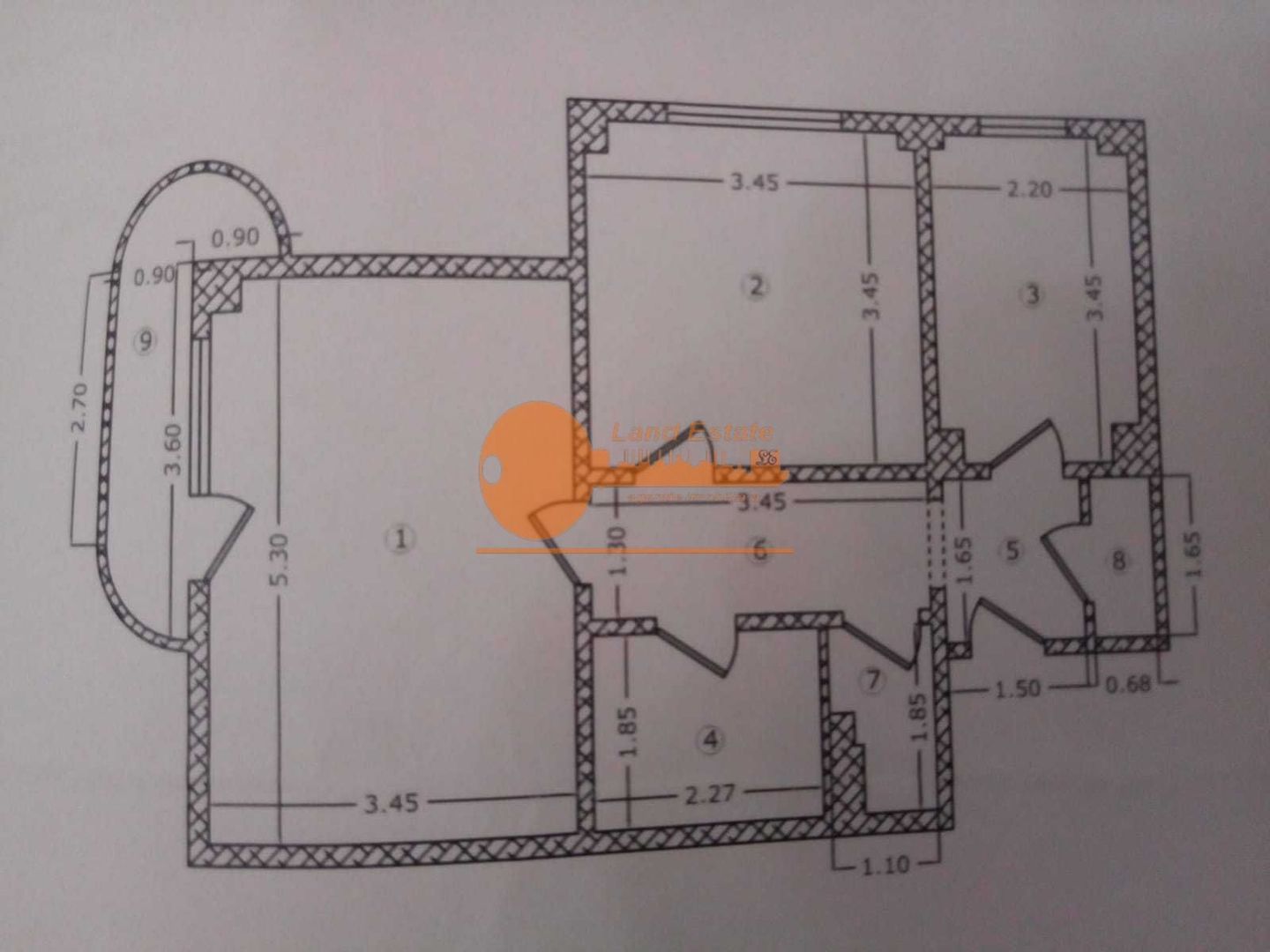 Apartament 2 Camere Decomandat | 56 mp | Rahova - Schiță 6