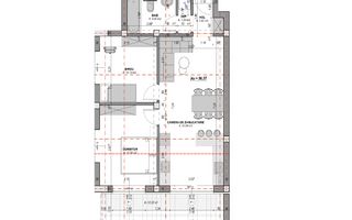 Apartament 3 camere, finisat la cheie, terasă 12.22, aer conditionat - Poză 9