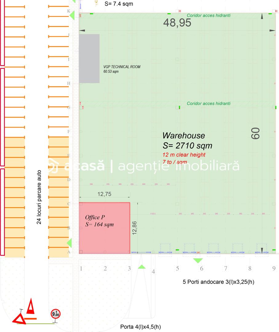 Hala industriala depozitare si productie la 2710 mp - Poză 6