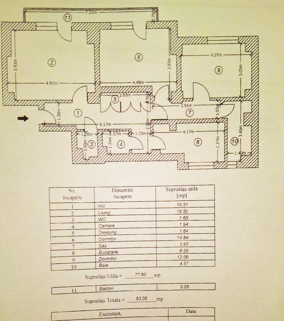 OFERTA RARA:  Vanzare Apartament 3 Camere Metrou Unirii, Vedere Fantana Mare - Poză 11