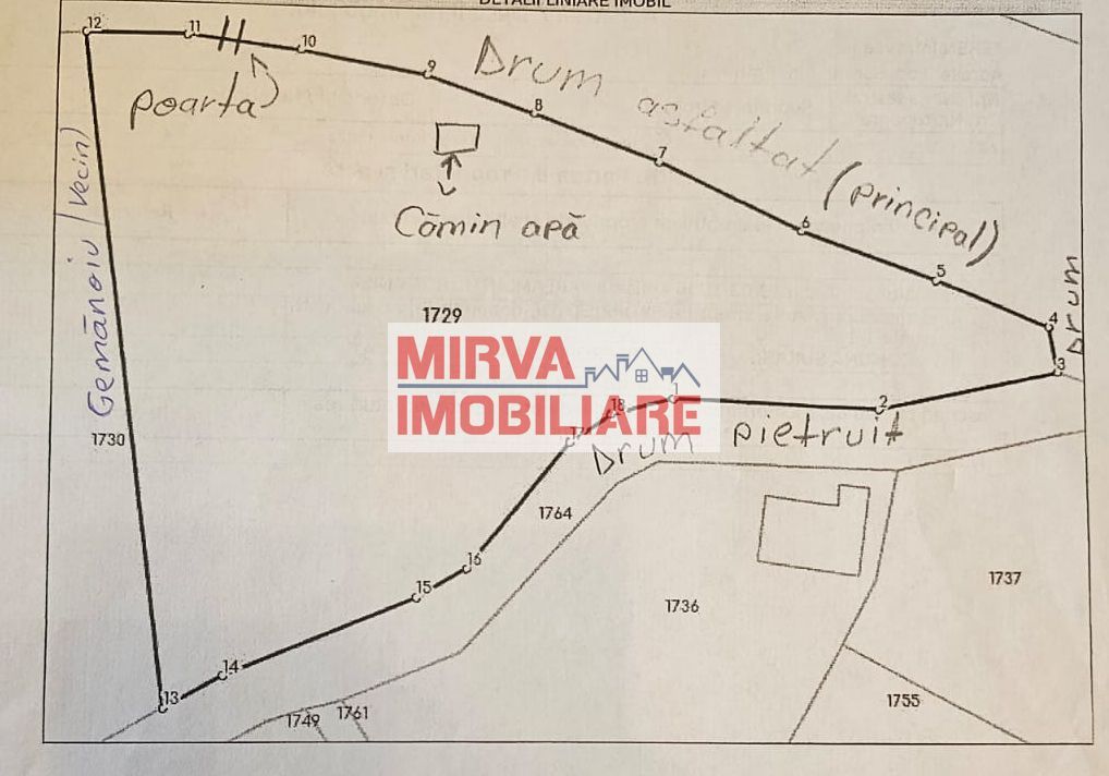 🌳 Teren intravilan 2322 mp, Păcuri – vedere superbă spre pădure! 🏡✨ - Poză 13