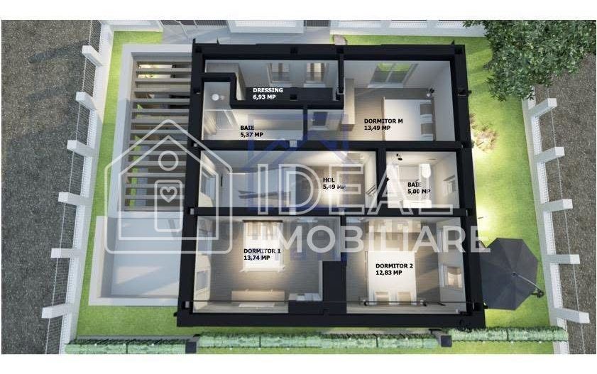 Case Single P+E cu 130 mp și teren 360 mp – Cartierul Arhitecților - Poză 5