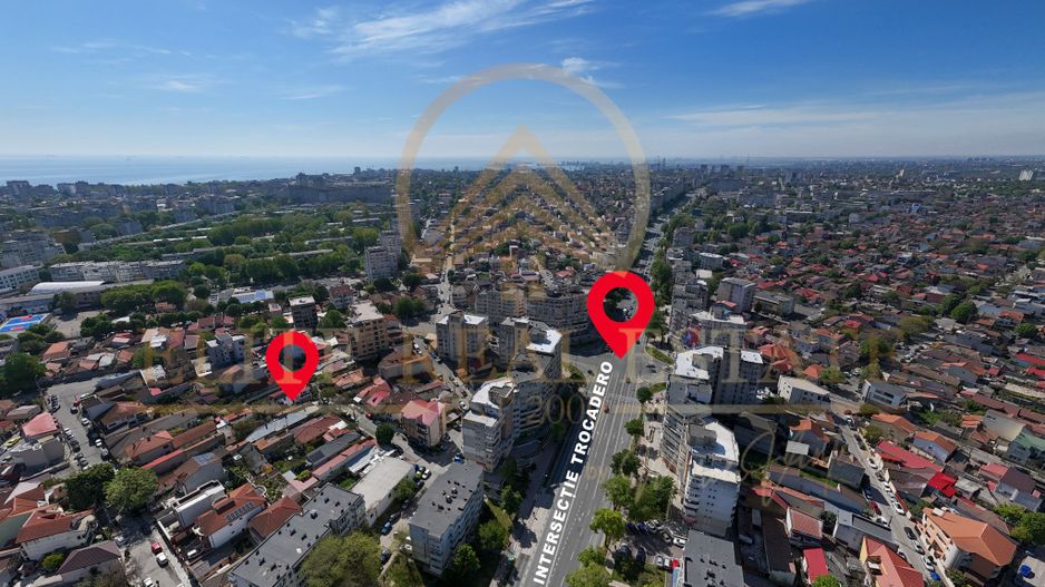 Trocadero - teren 305 mp cu construcție casa, ideal investiție. - Poză 1