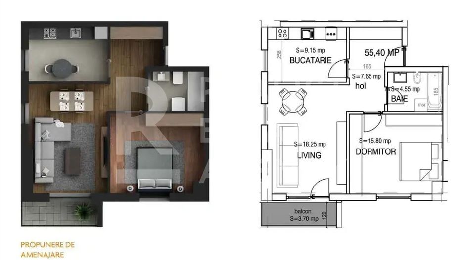 Apartament cu 2 camere - Apărătorii Patriei, sector 4, București - Poză 2
