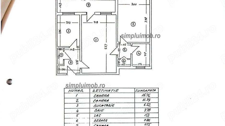 Metrou Piata Sudului - 2 Camere 54mp Bd. Alexandru Obregia - Schiță 6
