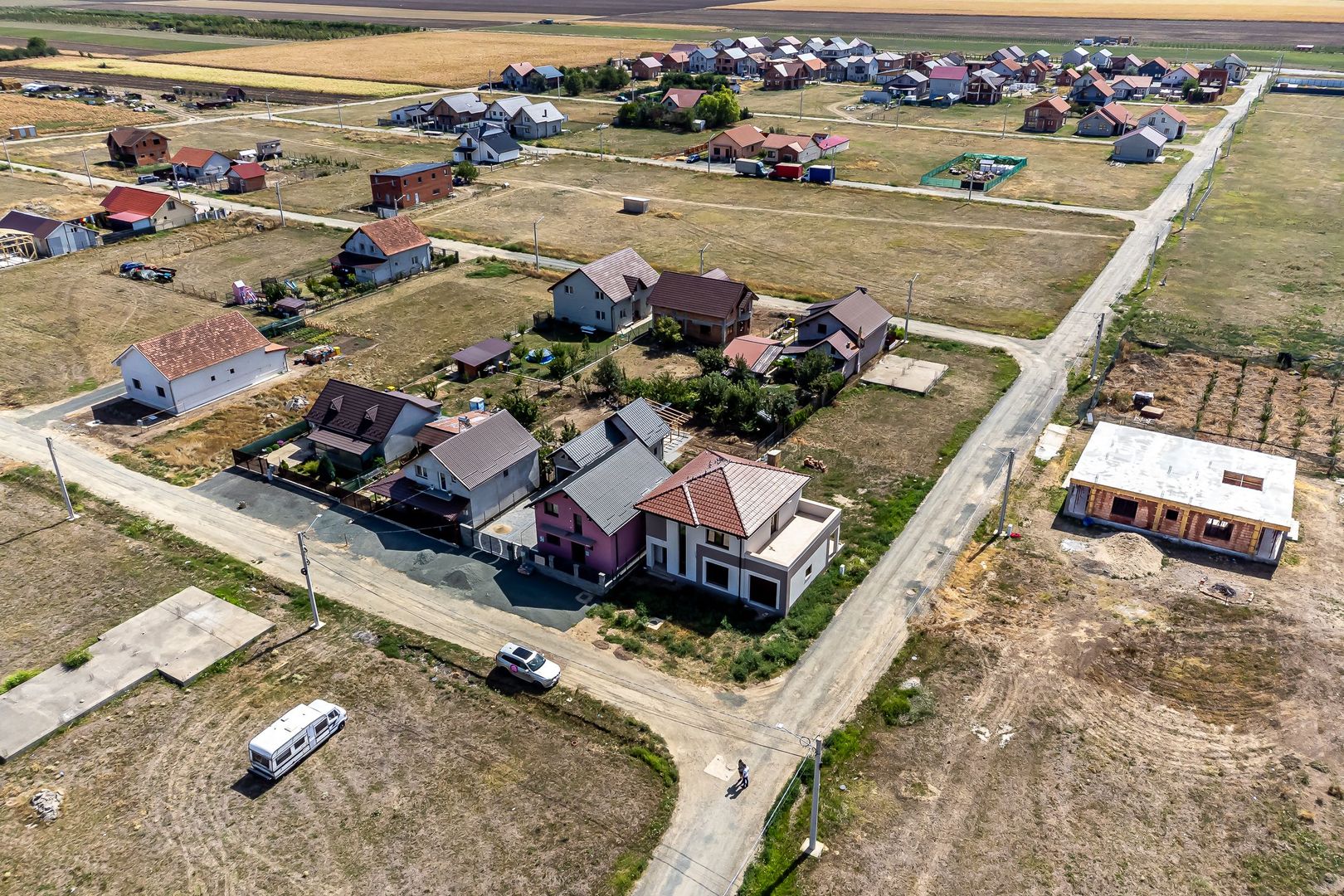 Casă premium semi-finisată de vânzare Curtici, cartier nou Comision 0 - Poză 11