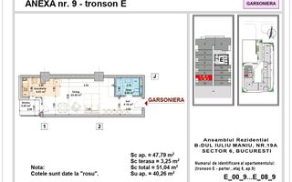 Garsoniera 43mp | Smart Residence Lujerului  | TVA Inclus - Schiță 5