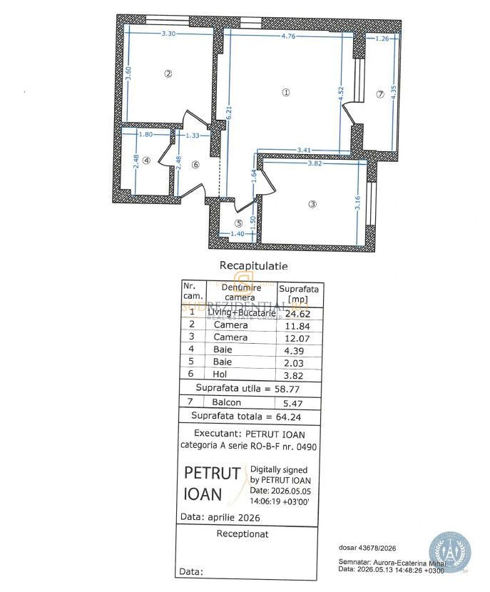 3 Camere spatioase, prima inchiriere, bloc nou, zona Grand Arena Mall - Poză 4