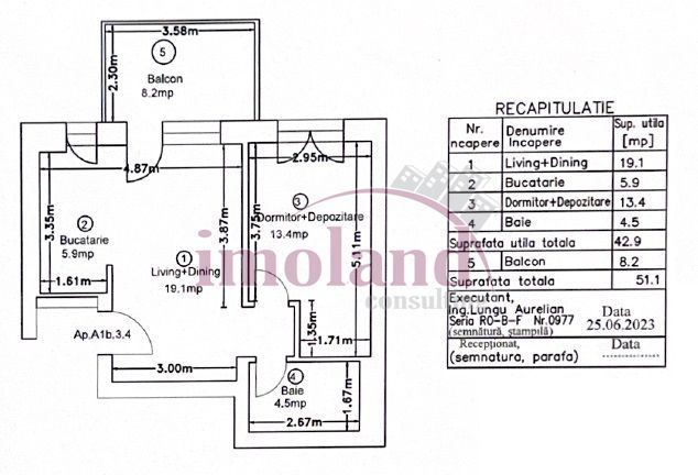 Apartament 2 camere - mobilat, utilat - Avalon Estate-Pipera - Poză 14