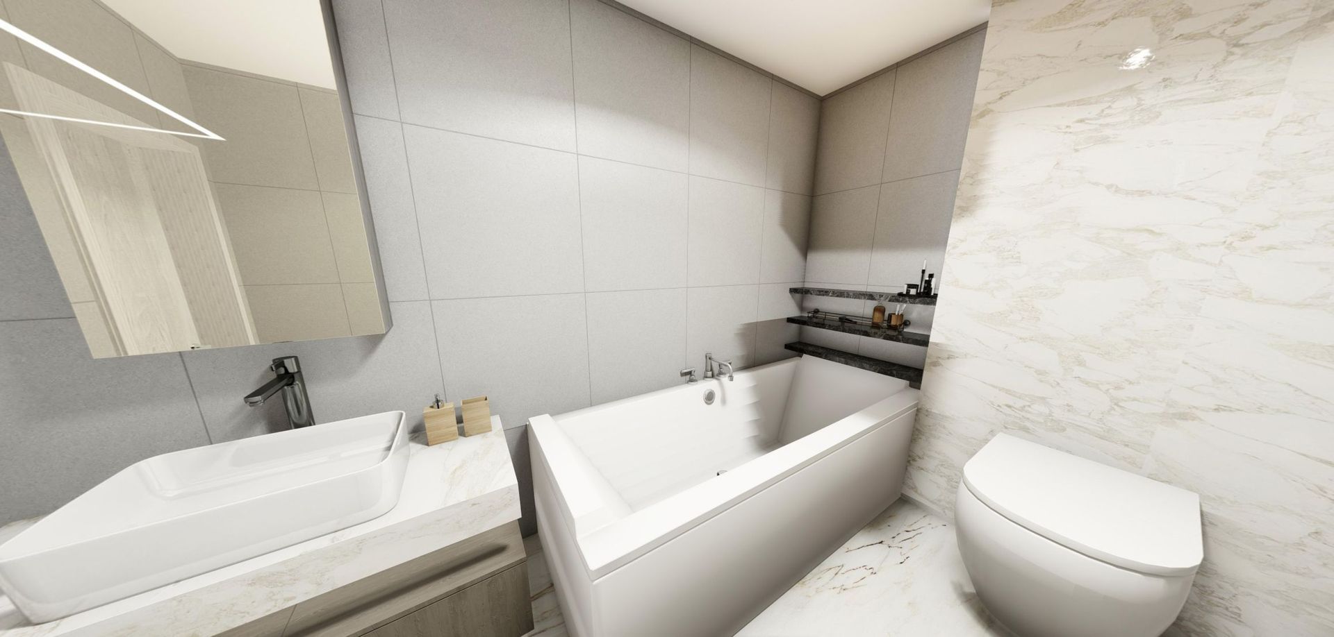 DEZVOLTATOR -Ap. 2 cam. 52 mp Comision 0 % Mamaia nord OBA TOWER - Poză 8