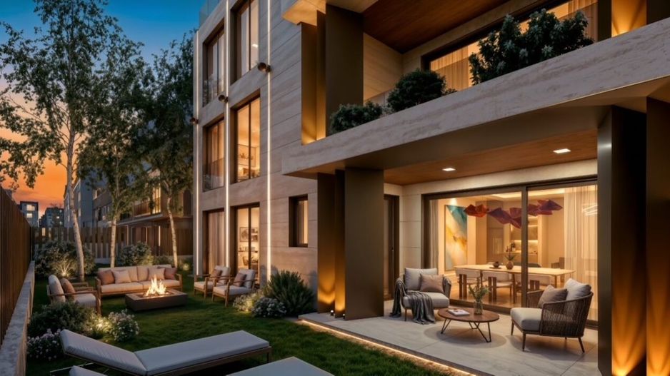 Apartament exclusivist 4 camere - parter cu gradina - Poză 2