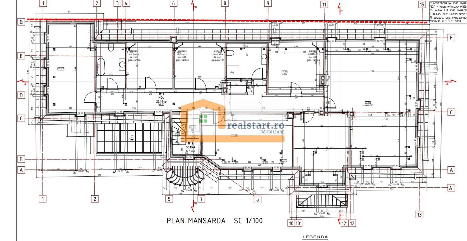 Cartierul Armenesc, Vila impozanta S+P+M, teren 615mp, terasa, curte - Poză 30