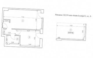 Spațiu de birouri modern la parter - Silk District, Baza 3 - 600€ - Schiță 8