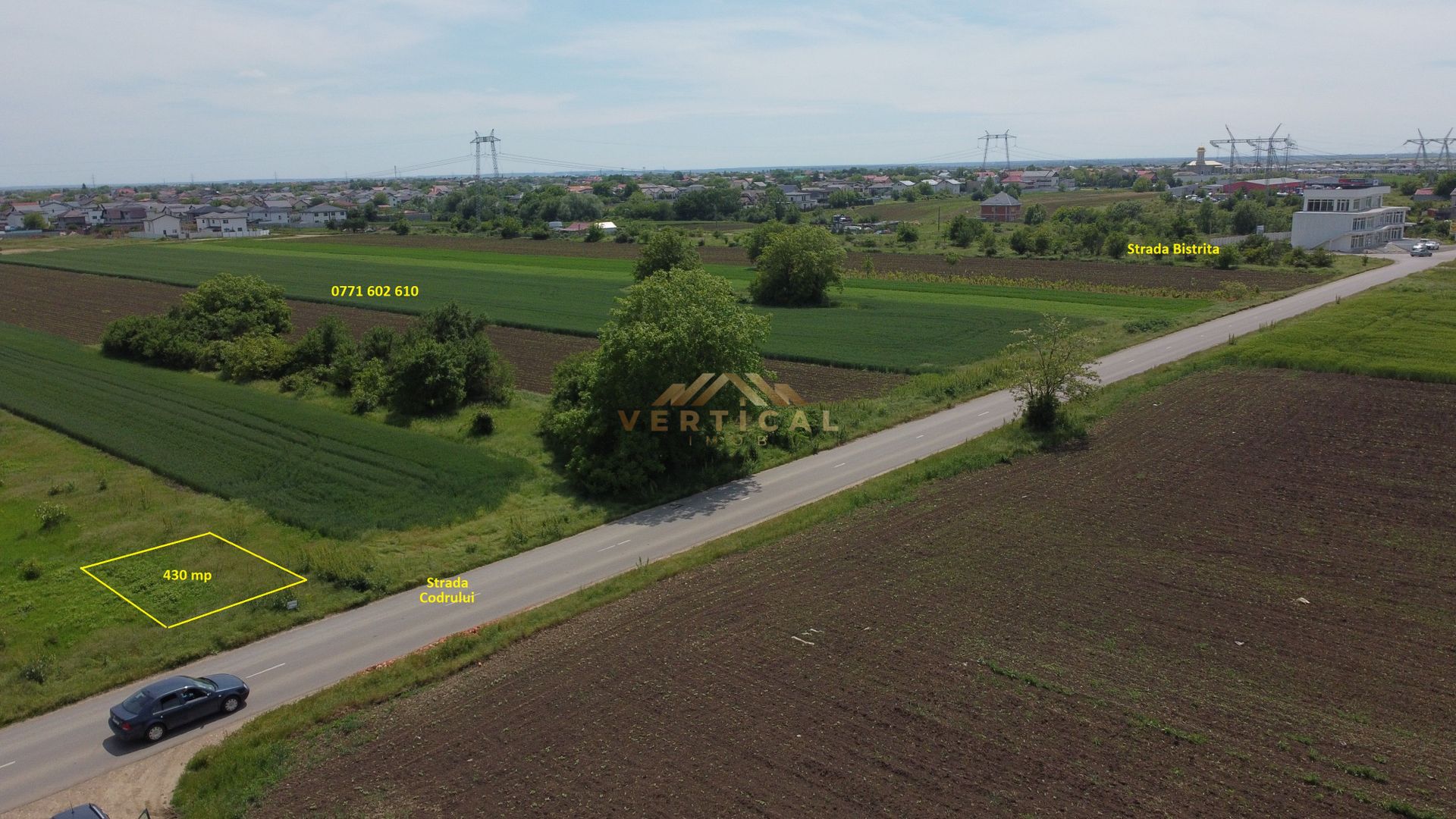 Teren intrare comuna Berceni, Codrului, 430 mp - Poză 1