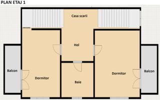 Casa de tip duplex finisata mobilata in Floresti zona Florilor - Poză 33