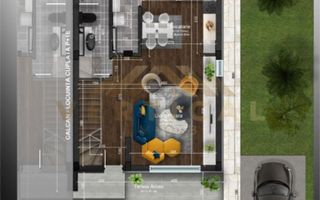 Duplex Superb 4 camere, 2 bai - Com Berceni, IF - Poză 4