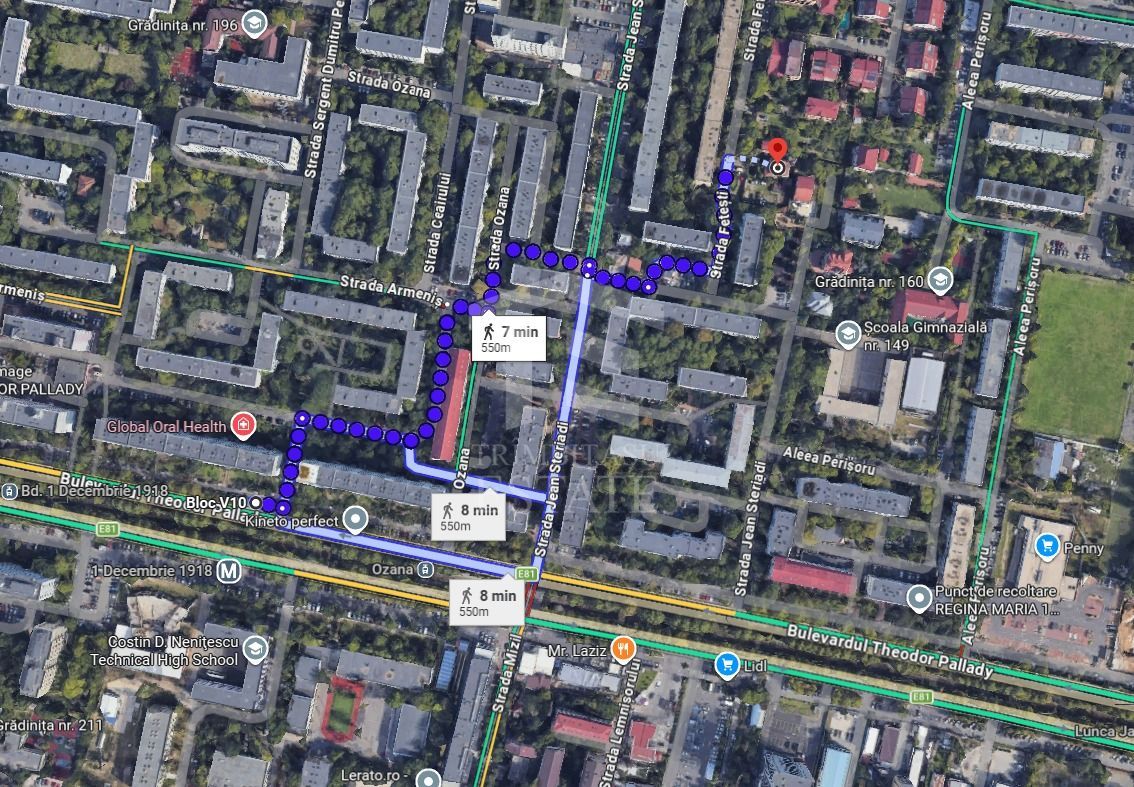 Pallady Metrou 1 Decembrie teren cu utilitati - Poză 4