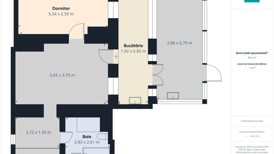 Apartament cu 2 camere pe Str.Episcopiei - Poză 21