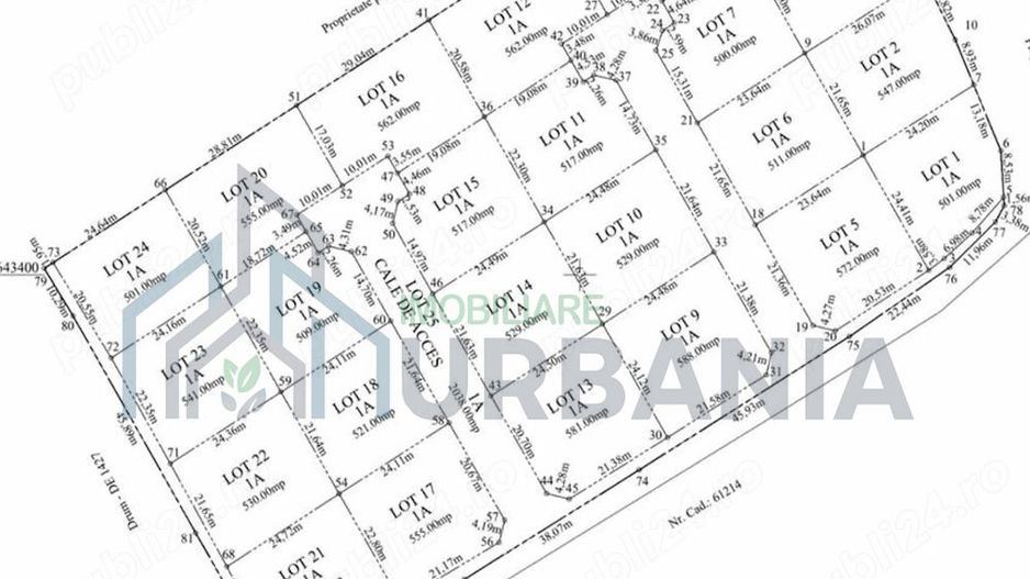 Teren intravilan de vanzare, aproape de Breazu, Iasi, 500 mp - Poză 1