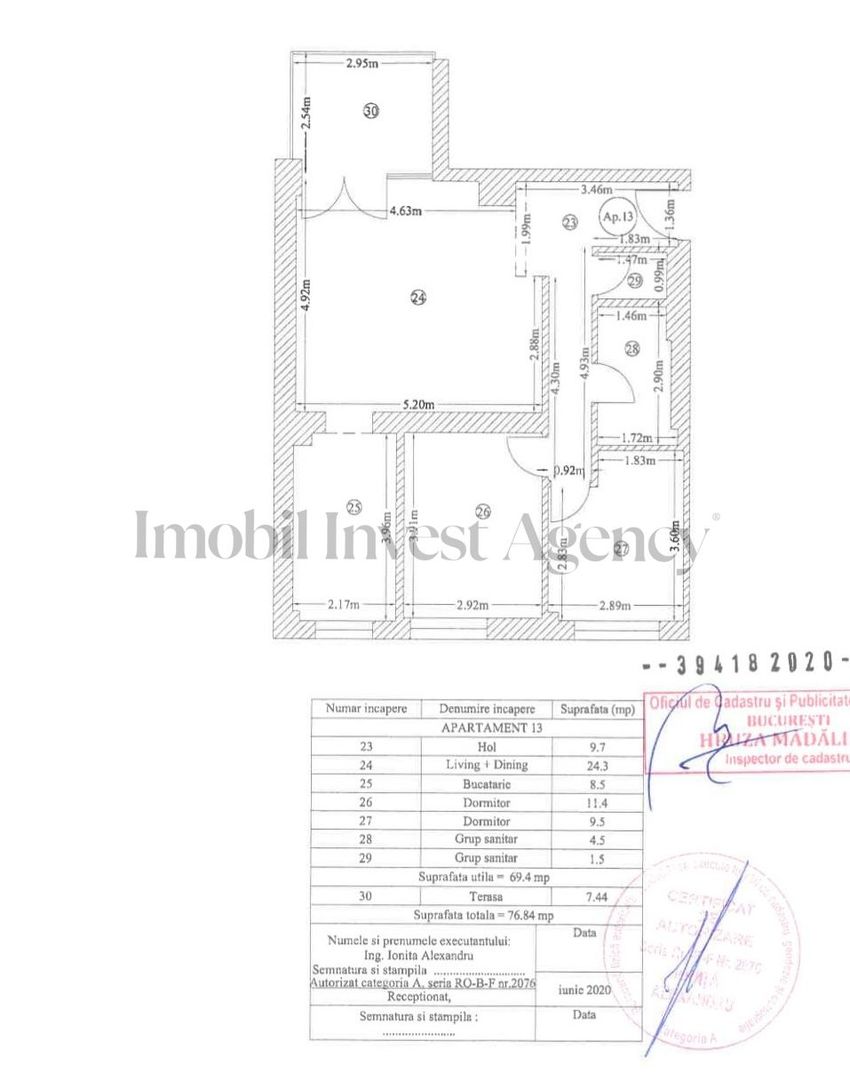 Apartament 3 camere Floreasca Residence - Schiță 22