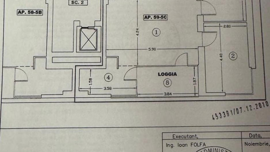 3 CAMERE | DELEA VECHE - CALEA CALARASI - Schiță 9