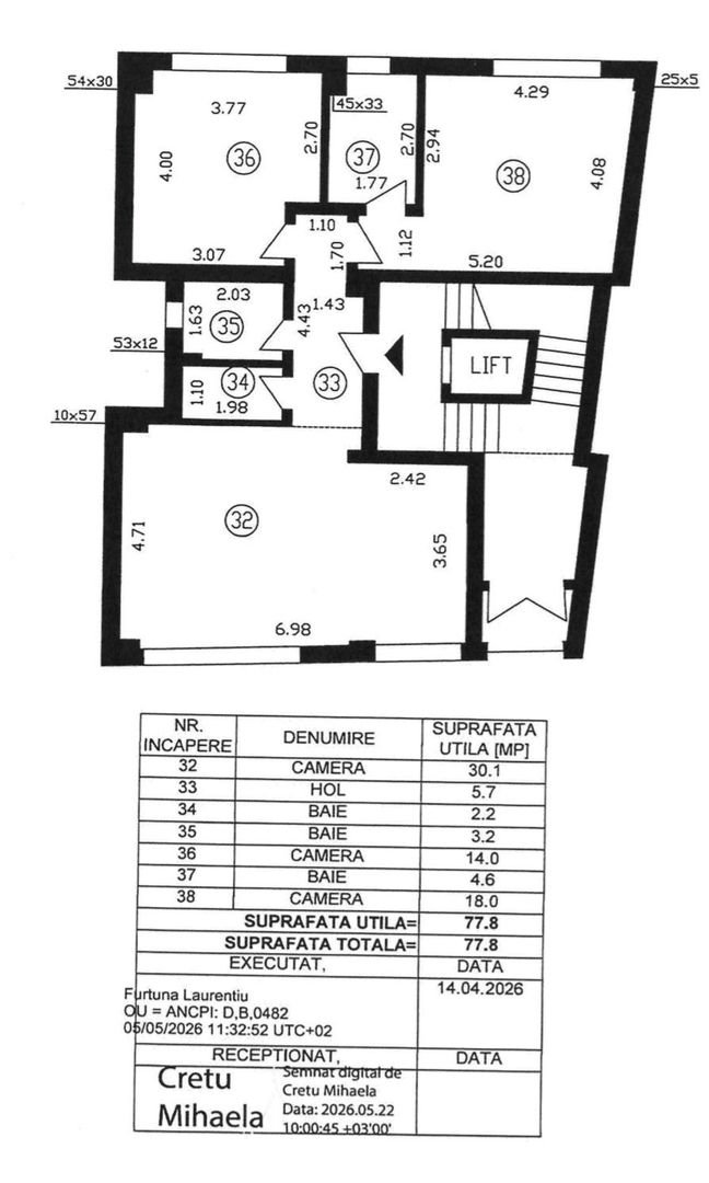 Apartament cu 3 camere 77,80 mp, bloc 2024 - Polona - comision 0% - Poză 7