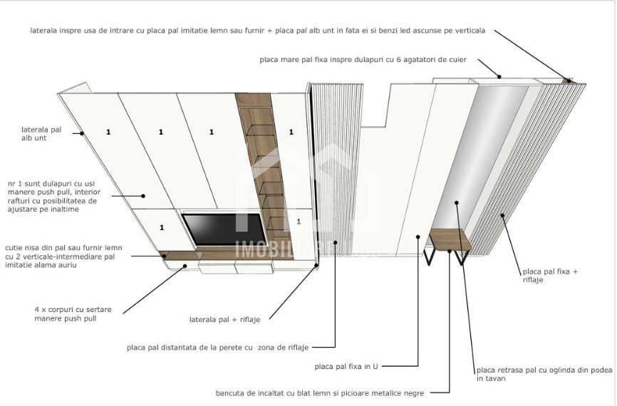 Apartament 2 camere finisat, 50mp,  Bloc nou, Sannicoara - Poză 26