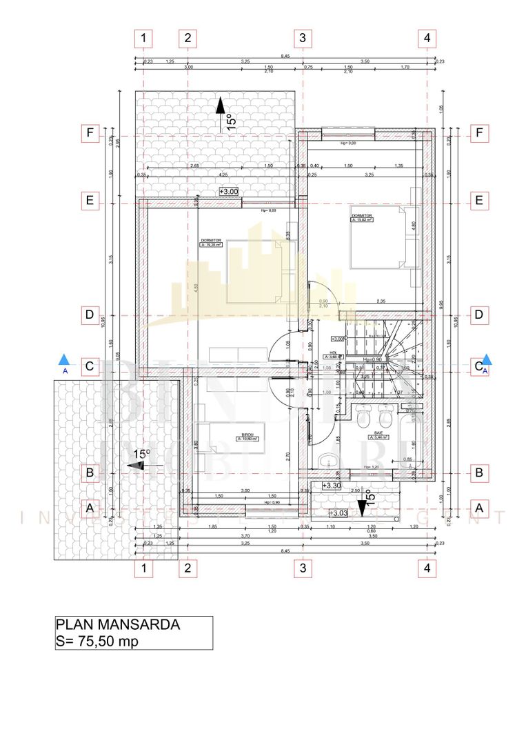 Casa individuala P+ M 150mp utili, 564mp teren Cartierul Primaverii - Poză 7