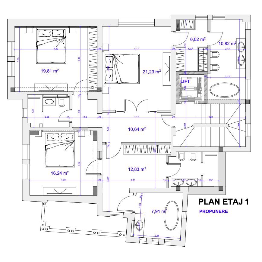 Vila individuală interbelica 16 camere Primaverii, Dorobanti, Beller - Poză 10