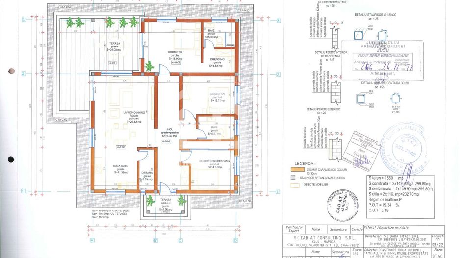 Casa individuala Parter, teren 860mp, Jucu de Mijloc - Zona KM 17 - Poză 2