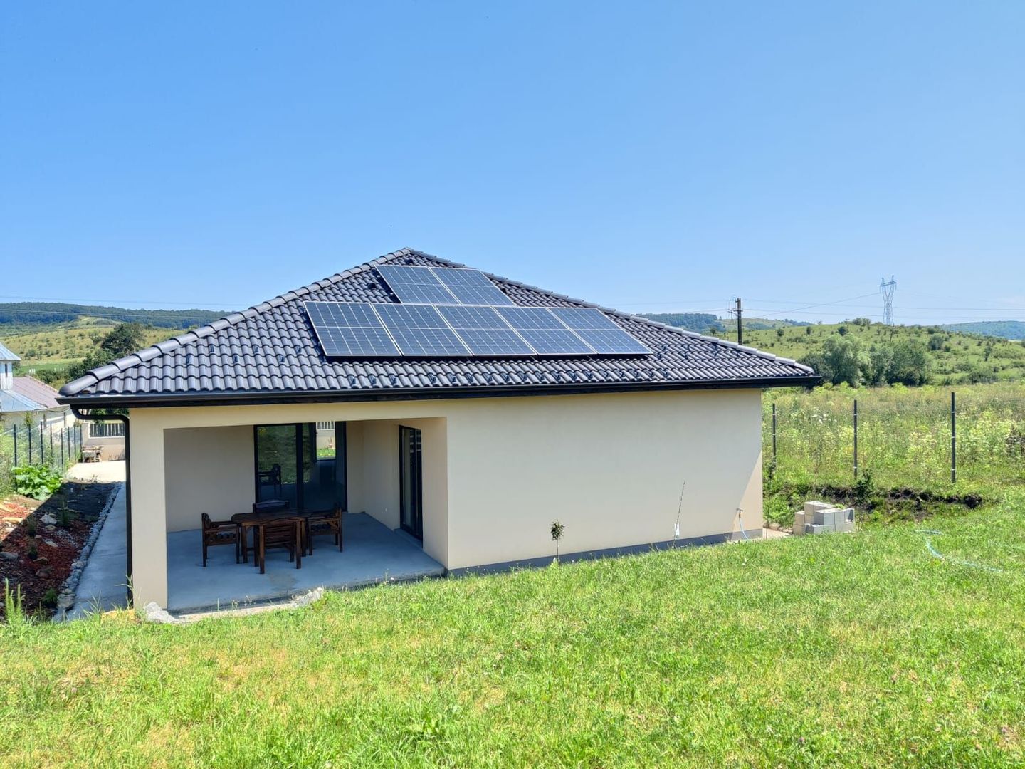 Casa individuala, 130 mp, Pompa caldura, panouri solare, COMISON 0 - Poză 13