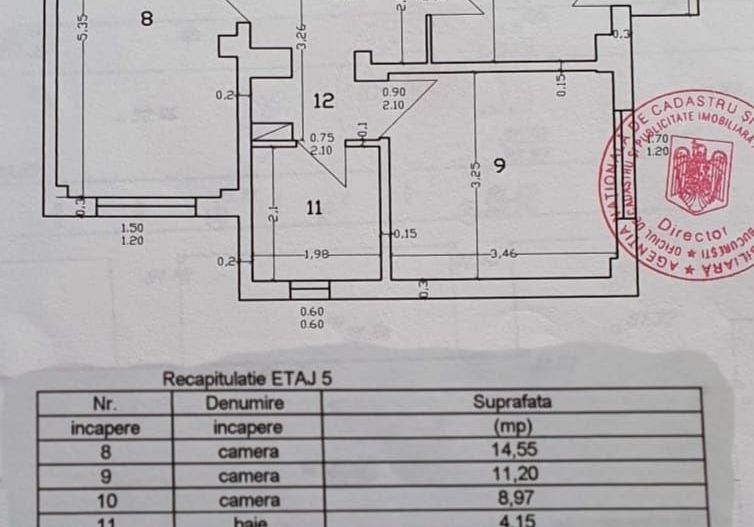 De vanzare Apartament  4 camere tip duplex  Pacii, etajul 4 si 5 - Poză 11