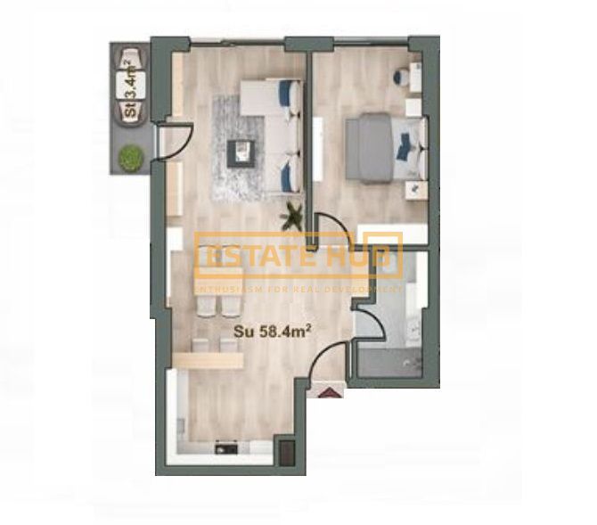 Apartament 2 camere | M-Avenue Gheorgheni | Comision 0% - Poză 2