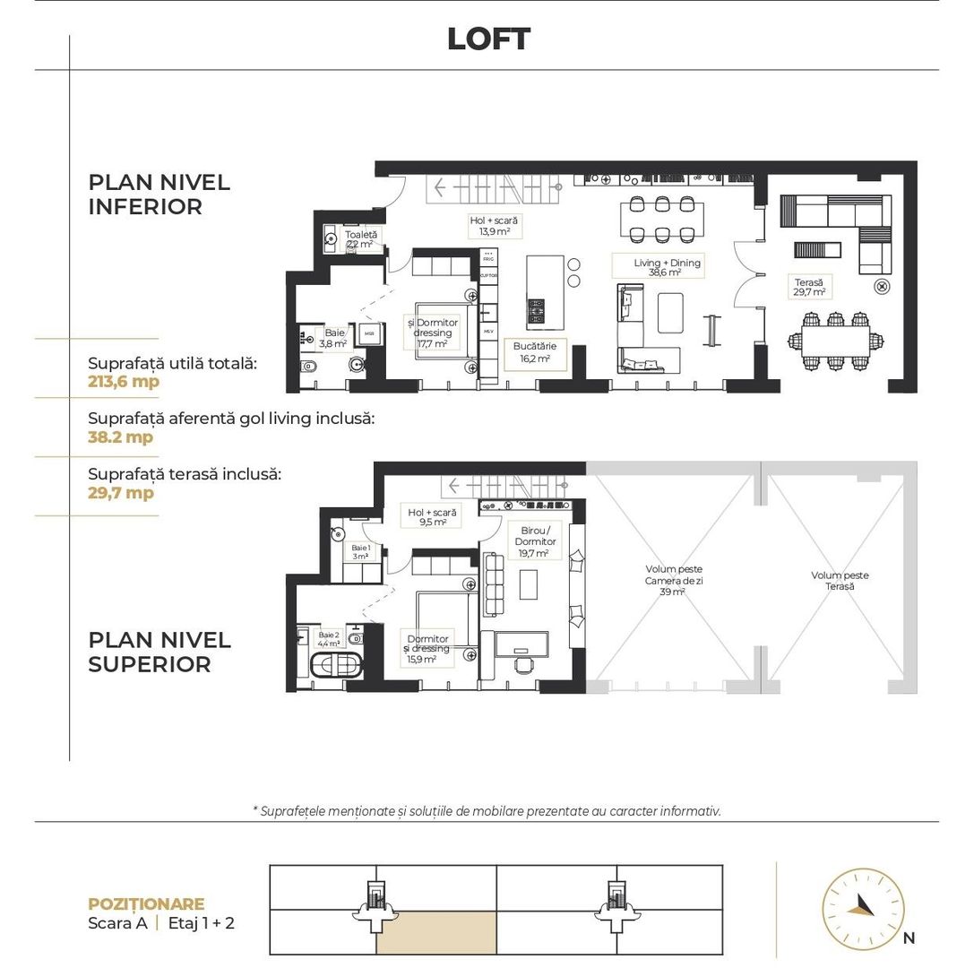 Loft industrial spectaculos I 4 camere I Floreasca I Terasă generoasă - Poză 2
